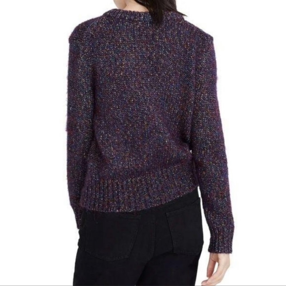Madewell Shimmer Pullover Chunky Knit Sweater NWT - Picture 4 of 13